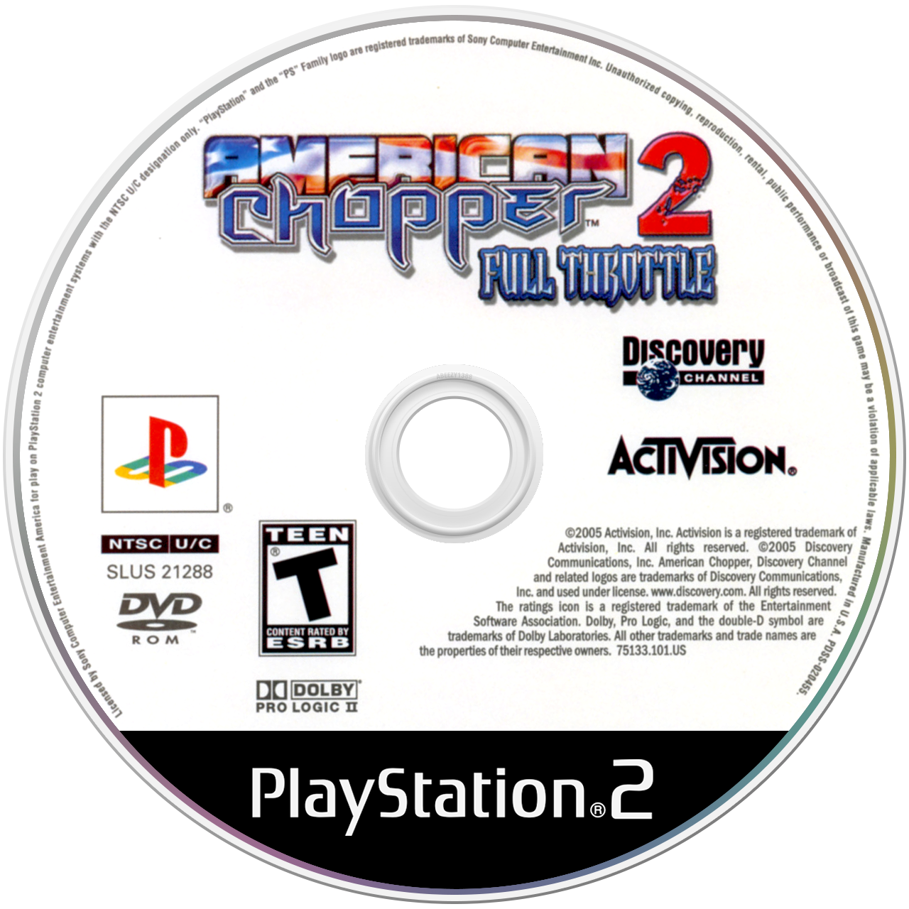 American Chopper 2 Full Throttle media 4 for Playstation 2